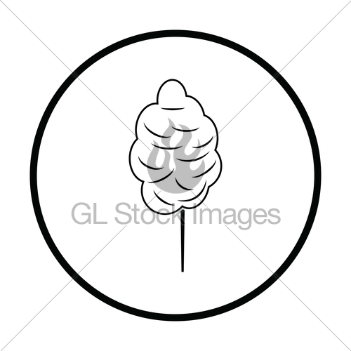 500x500 Cotton Candy Icon Gl Stock Images