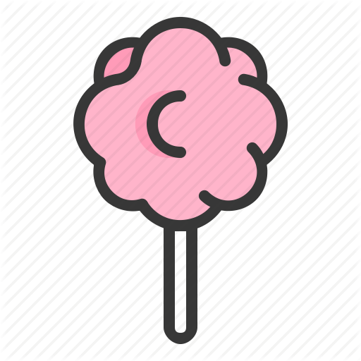 512x512 Cotton Candy, Dessert, Food, Sweets Icon