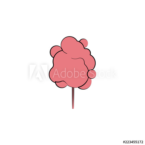 500x500 Cotton Candy Colored Icon Element Of Colored Circus Icon