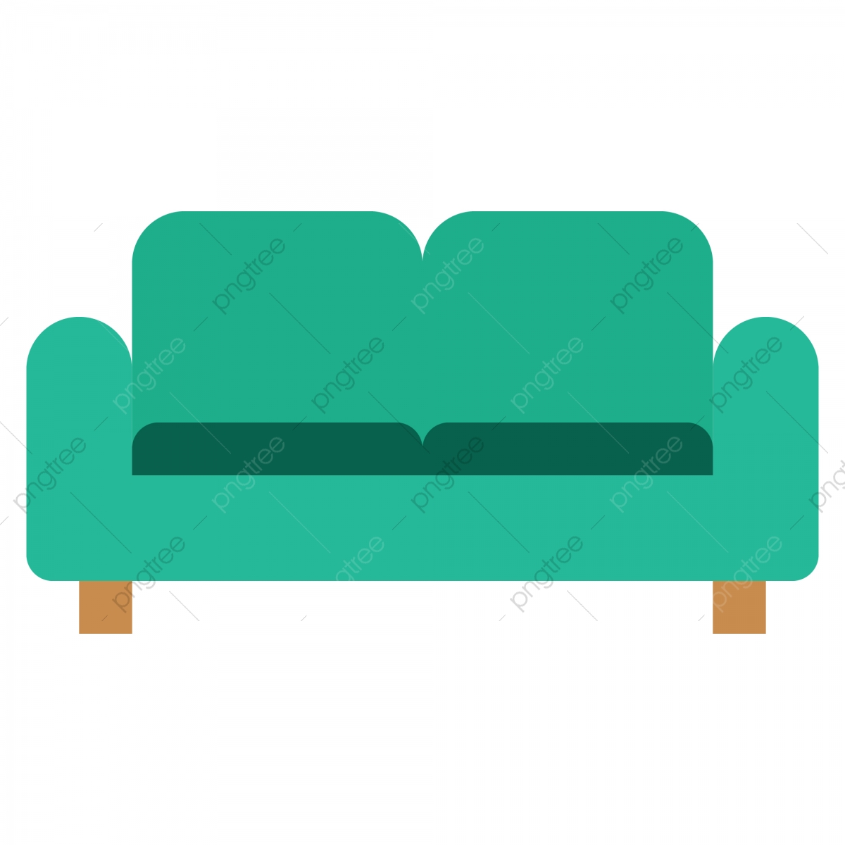 1200x1200 Couch Icon With Flat Style Vector Illustration, Icon, Vector