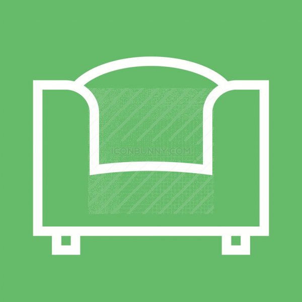 600x600 Single Sofa Line Multicolor Bg Icon