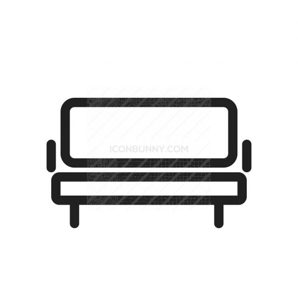 600x600 Sofa Line Icon