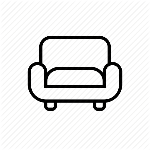 512x512 Armchair, Comfort, Couch, Relax, Rest, Sleep, Sofa Icon