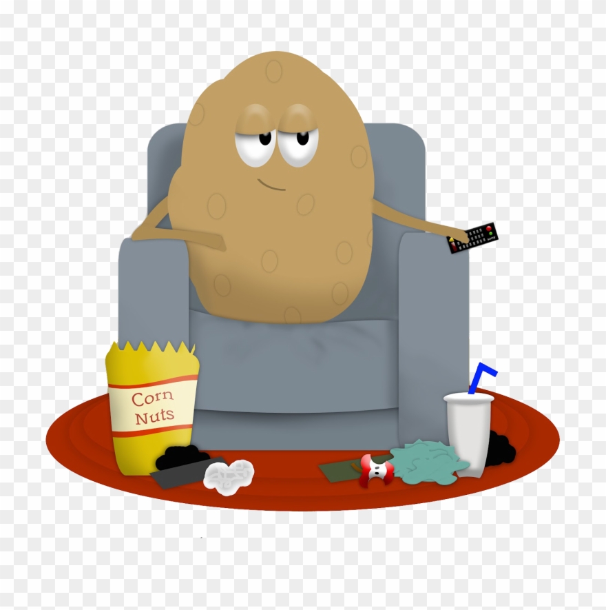 880x885 Couch Potato Clipart