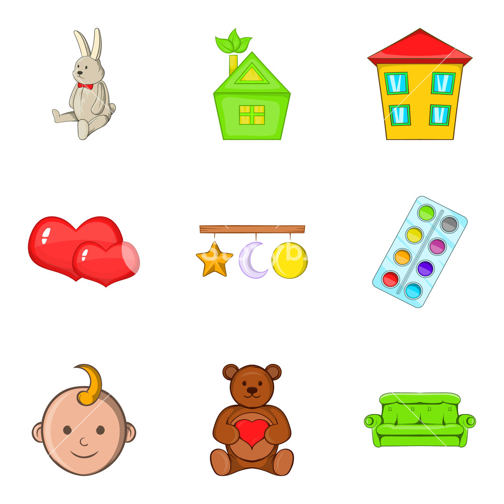 1000x1000 Couch Potato Icons Set Cartoon Set Of Couch Potato Vector Icons