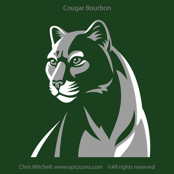 600x600 Cougar Bourbon Whisky Logo Brand Icon Epicicons
