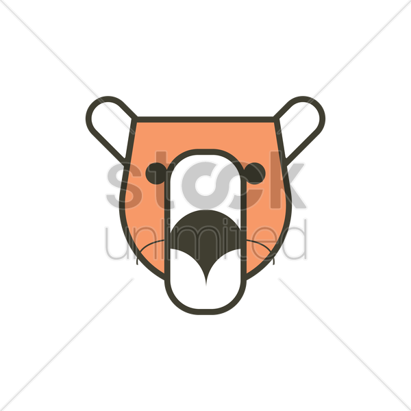 600x600 Cougar Icon Vector Image