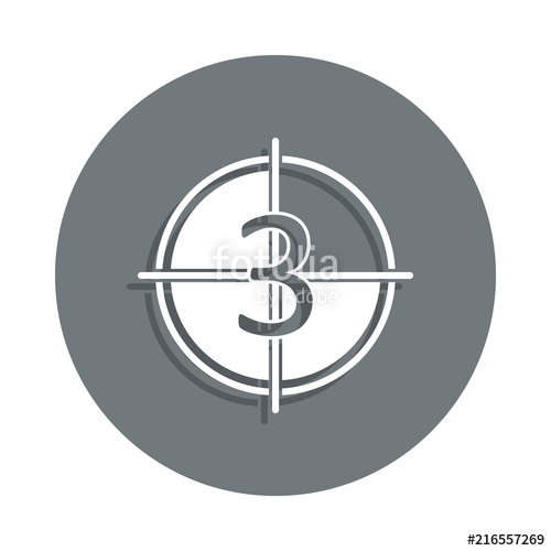 Show Movie Count Icon In Badge Style One Of Cinema Collection 500x500 Show Movie Count Icon In Badge Style One Of Cinema Collection