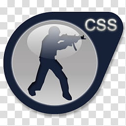 256x256 Counter Strike Source Icon, Counter Strike Source, Blue Css Steam