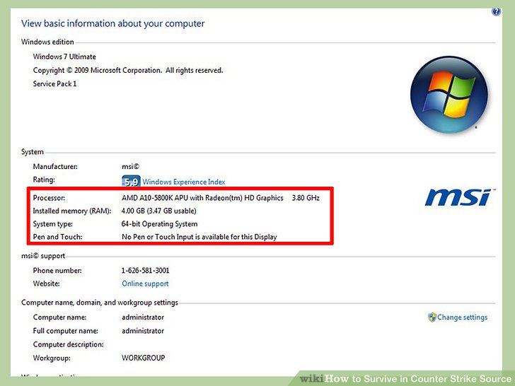 How To Survive In Counter Strike Source Steps 728x546 How To Survive In Counter Strike Source Steps