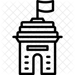 256x256 Country Icon Of Line Style