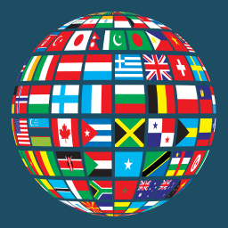 256x256 Movie Country Icons