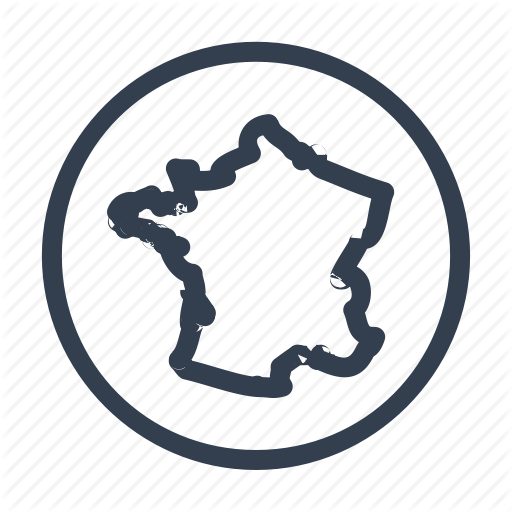 512x512 Country, Europe, France, Map Icon