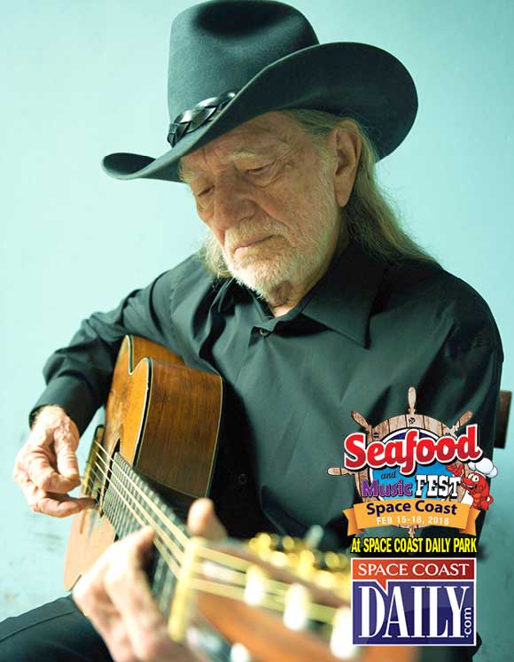 Country Music Icon Willie Nelson To Headline Space Coast 580x747 Country Music Icon Willie Nelson To Headline Space Coast