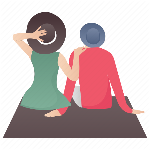 512x512 Couple Dating, Couple Outing, Honeymoon, Picnic, Romantic Couple Icon