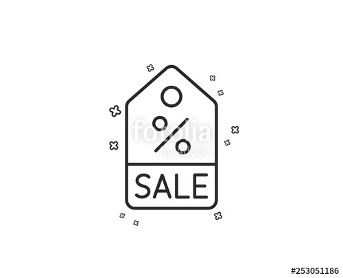 500x405 Shopping Tag Line Icon Sale Special Offer Sign Discount Coupon