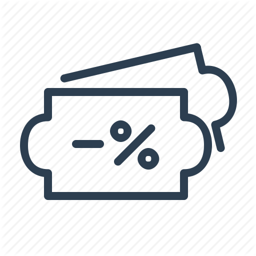 512x512 Coupon, Dicounting, Discount, Percent, Rebate, Sale, Voucher Icon