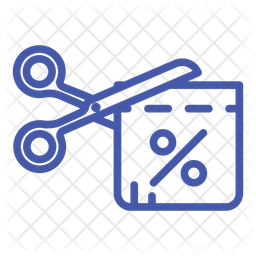 256x256 Coupon Icon Of Line Style