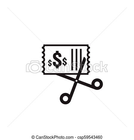 450x470 Business Cost Reduction Icon Money Dollar Decrease Symbol
