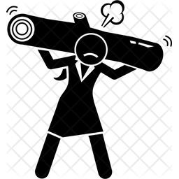 256x256 Courage Icon Of Glyph Style