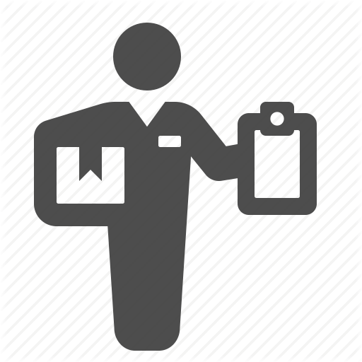 512x512 Clipboard, Courier, Delivery, Delivery Man, Logistics, Package Icon