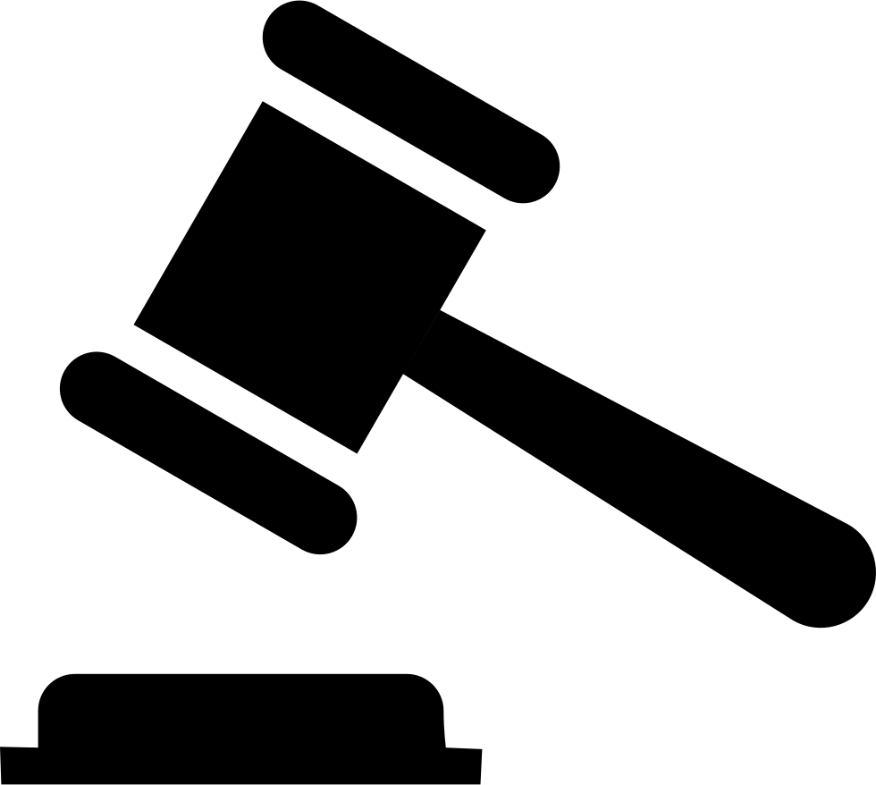 980x878 Auction Judge Rule Hammer Court Png Icon Free Download
