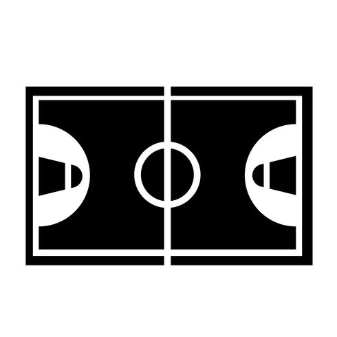 490x490 Basketball Court Icon Vector