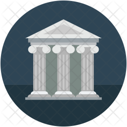 256x256 Courthouse Icon Of Isometric Style