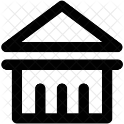 256x256 Courthouse Icon Of Line Style
