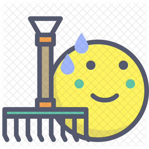 512x512 Courtyard Icon Of Colored Outline Style