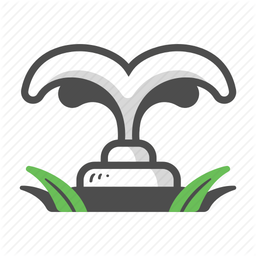 512x512 Courtyard, Decoration, Decorative, Fountain, Garden, Park, Water Icon