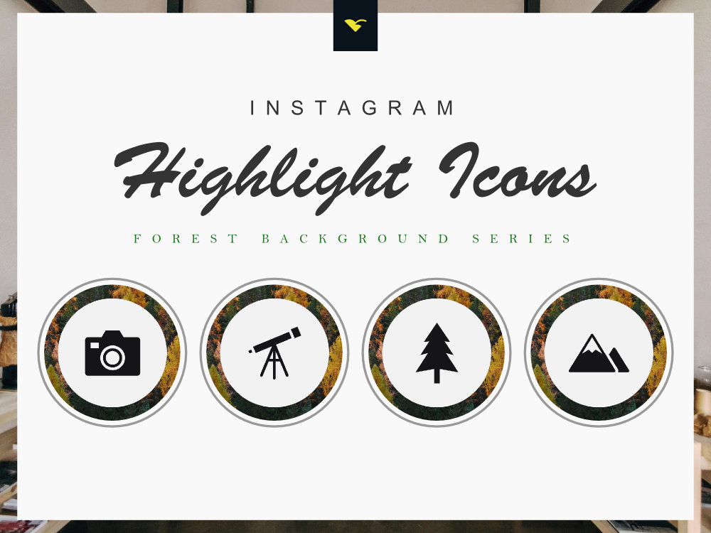 1000x750 Instagram Highlight Cover Icons Set Forest Series