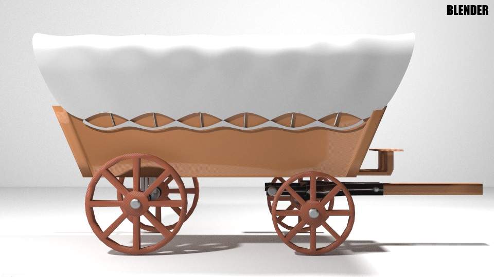 960x540 Conestoga Wagon Model