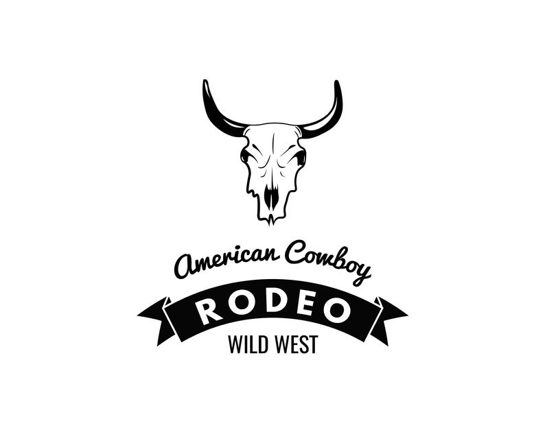 794x630 Cow Skull Icon American Cowboy Wild West Rodeo Emblem Etsy