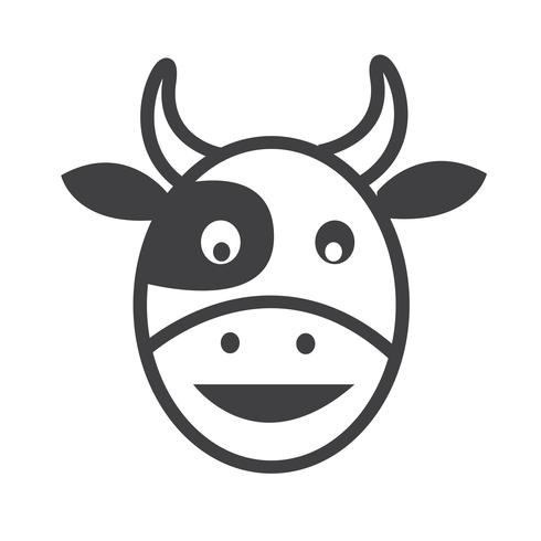 490x490 Cow Head Icon Vector