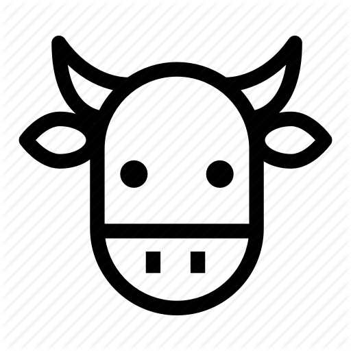 512x512 Animal, Bull, Cow, Cow Face, Farm Icon