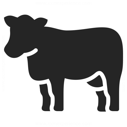 512x512 Cow Icon Iconexperience