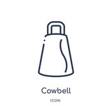 160x160 Cowbell Icon Vector On White Background, Cowbell Trendy Filled I