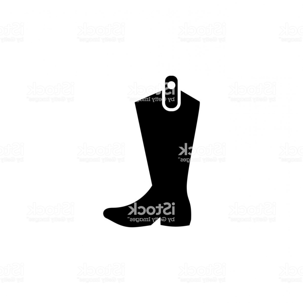 1228x1228 Cowboy Boots Icon On White Background Clothing Or Clothes