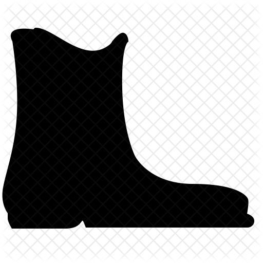 512x512 Cowboy Boots Icon Of Glyph Style