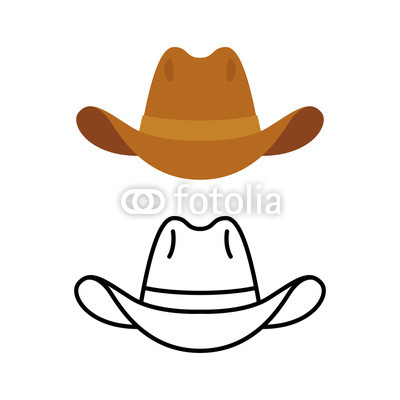 400x400 Cowboy Hat Icon Phone Wall Mural Symbol Wallpaper Murals