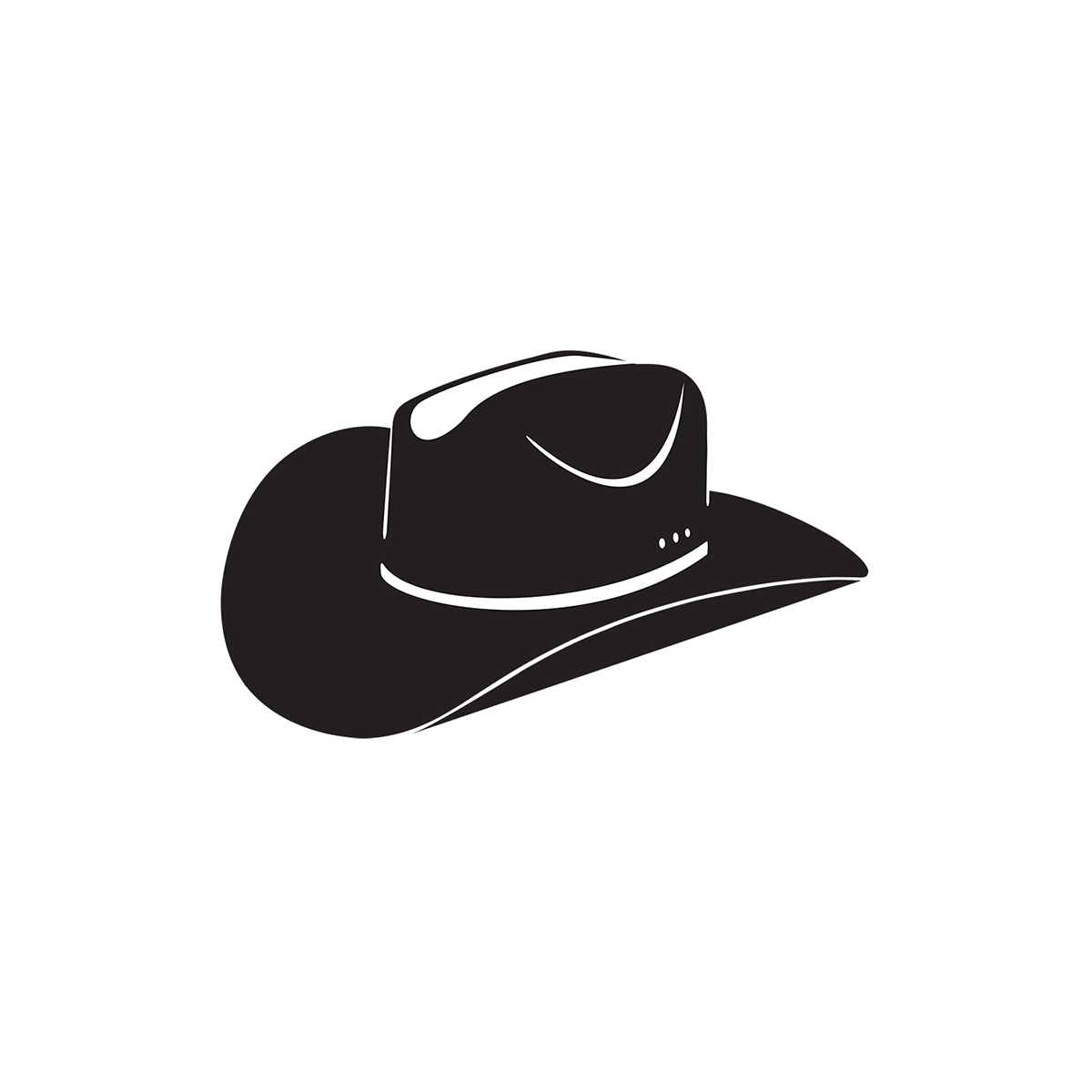 Значок на ковбойскую шляпу