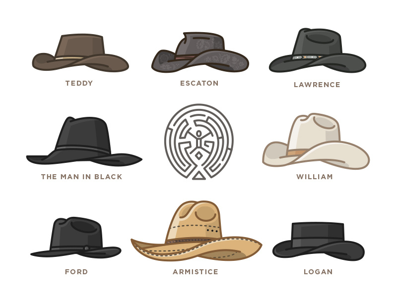 800x600 Westworld Cowboy Hats