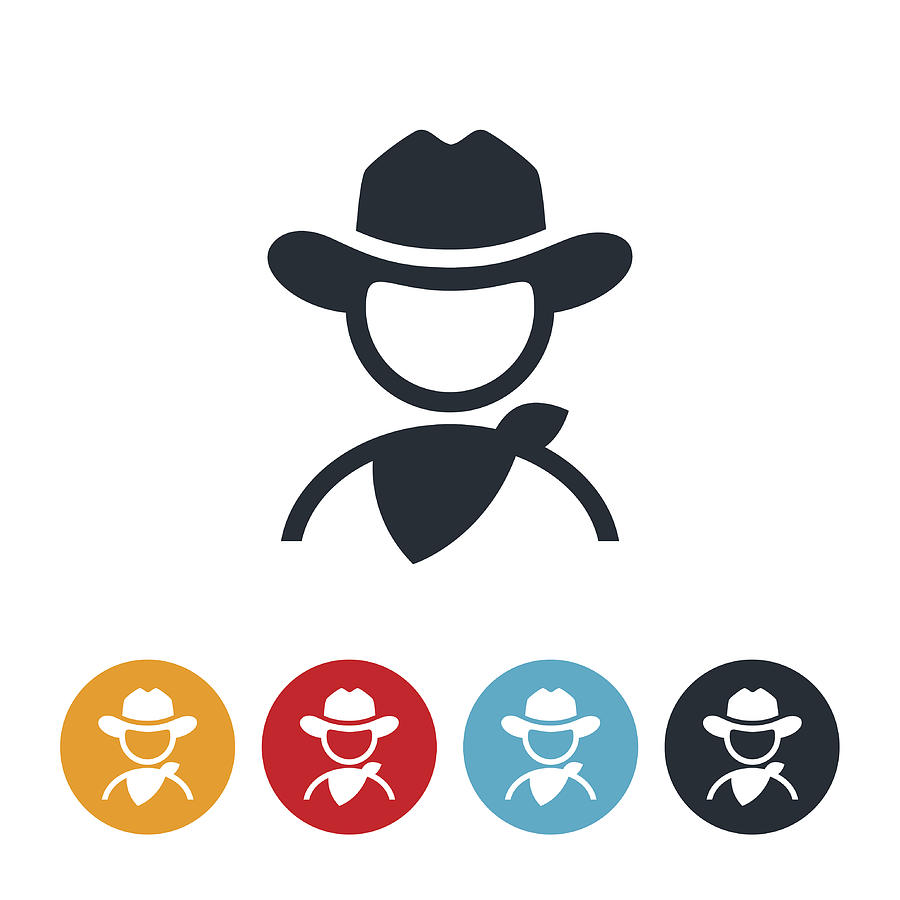 Cowboy Icon at Vectorified.com | Collection of Cowboy Icon free for ...