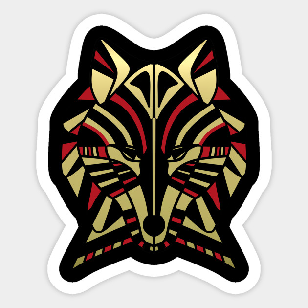 630x630 Coyote Tribal Art Totem