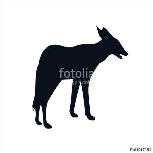 500x500 Coyote Icon Stock Image And Royalty Free Vector On Fotolia