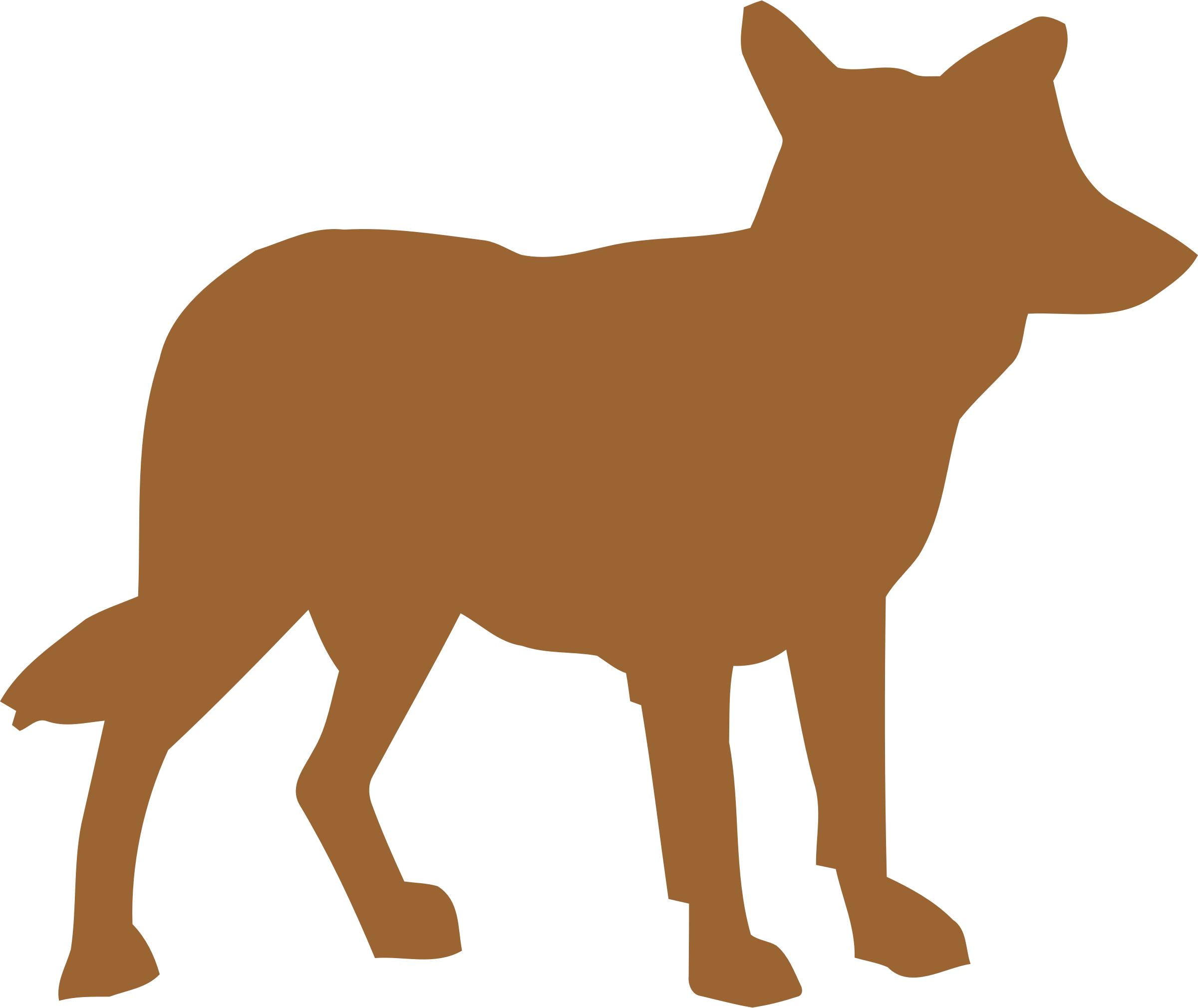 2400x2020 Coyote Vectorized Icons Png