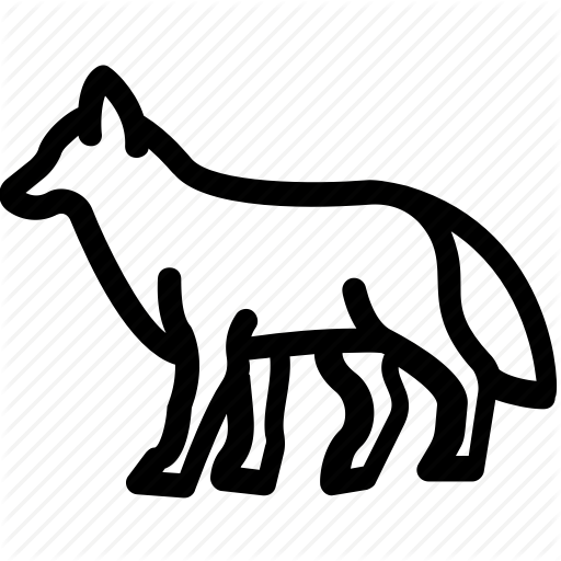 512x512 Animal, Coyote, Fox, Wild, Wolf Icon