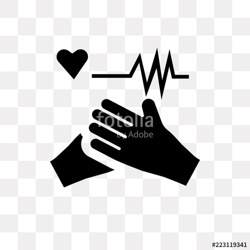 500x500 Cpr Icon On Transparent Background Modern Icons Vector