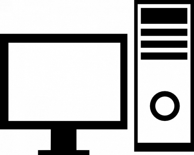 626x500 Computer Cpu And Screen Icons Free Download